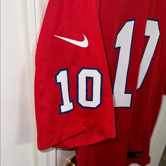 Nike Mac jones Red Jersey with White and Blue Details - Picture 8 of 15